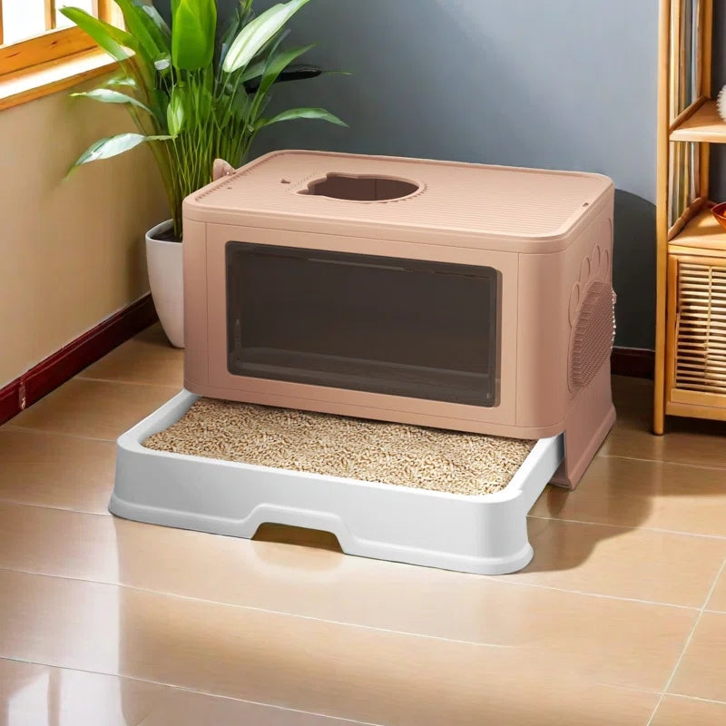 Dawlish Wide Entry Jumbo Foldable Cat Litter Box