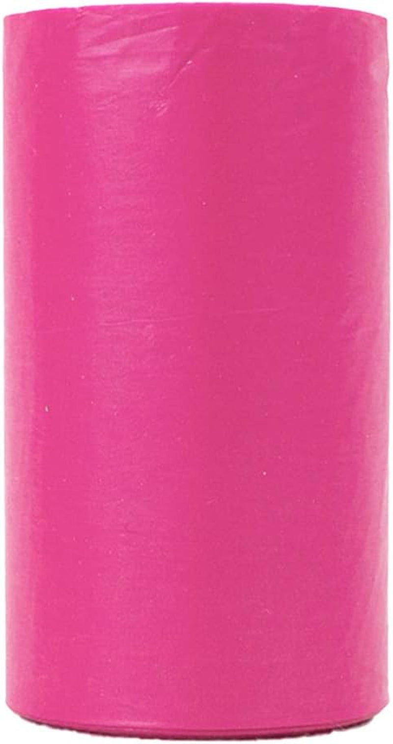 Poop Bags for Dogs with Dispenser, 180 Count - Leak-Proof Dog Waste Bags and Bone-Shaped Dog Poop Bags Holder for Leash - Pink, 12.5" X 8.5"